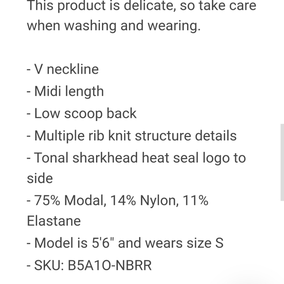 [SOLD] Gymshark rest day seamless midi tank oak brown - Picture 5 of 8